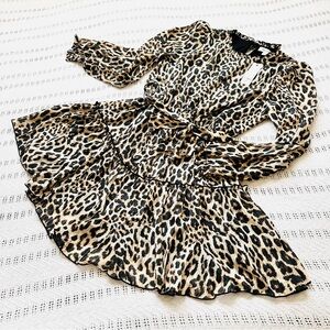 Francesca's Collections Animal Print Dress